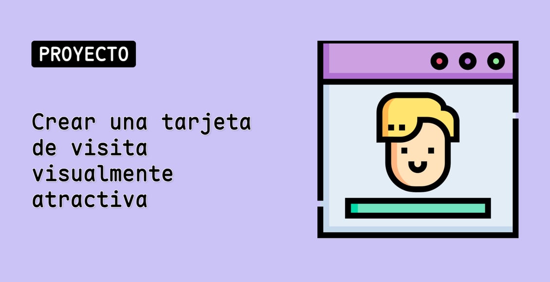 Crear una tarjeta de visita visualmente atractiva