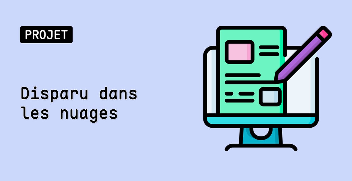 Disparu dans les nuages