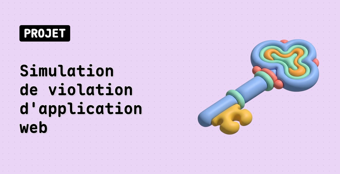 Simulation de violation d'application web
