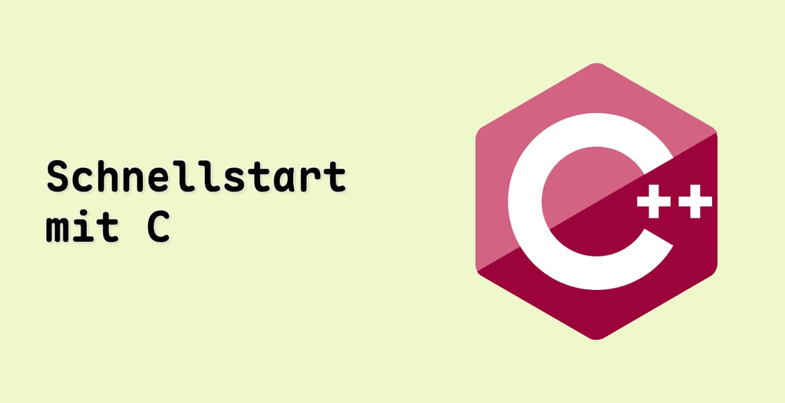 Schnellstart mit C++