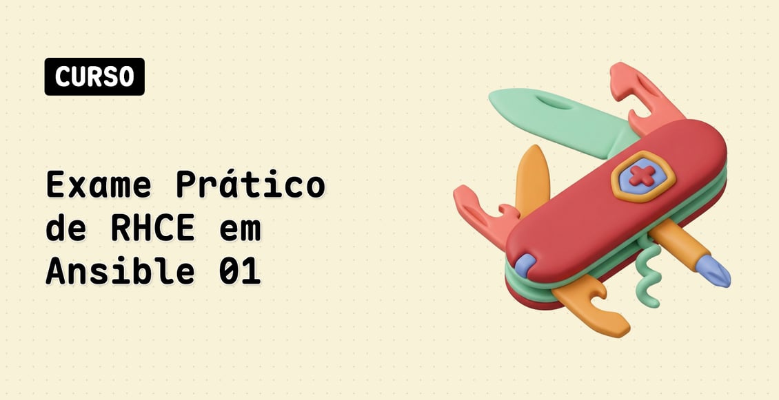 Exame Prático de RHCE em Ansible 01