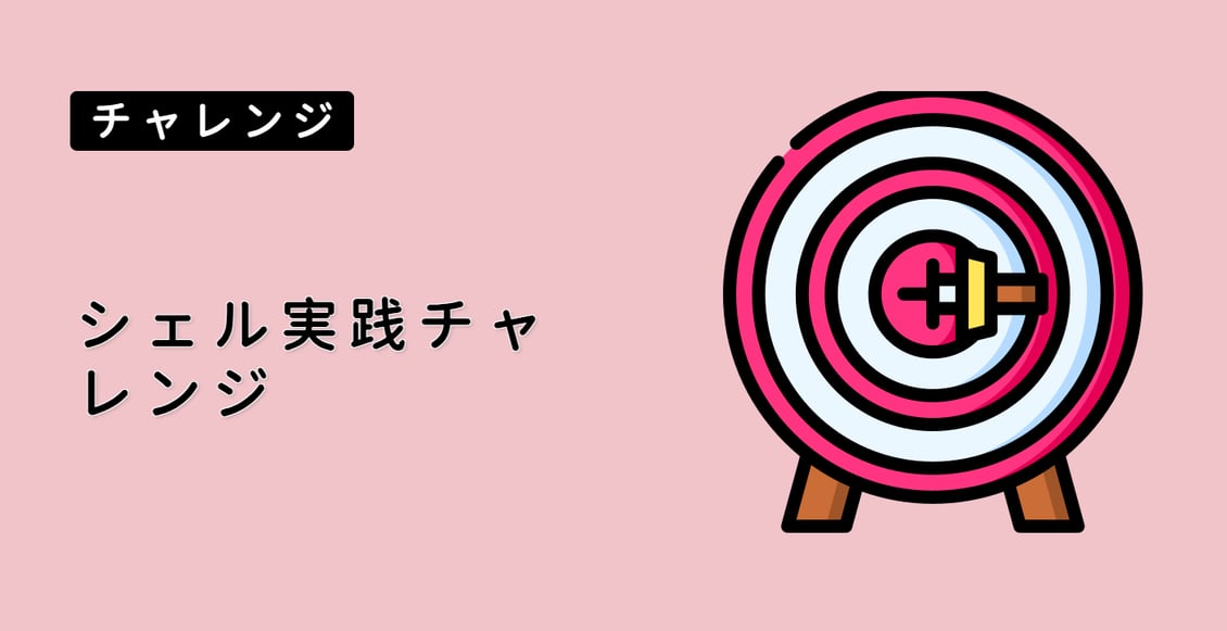 シェル実践チャレンジ