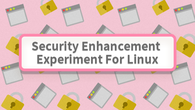 Security Enhancement Experiment for Linux