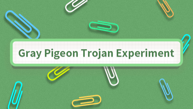 Gray Pigeon Trojan Experiment