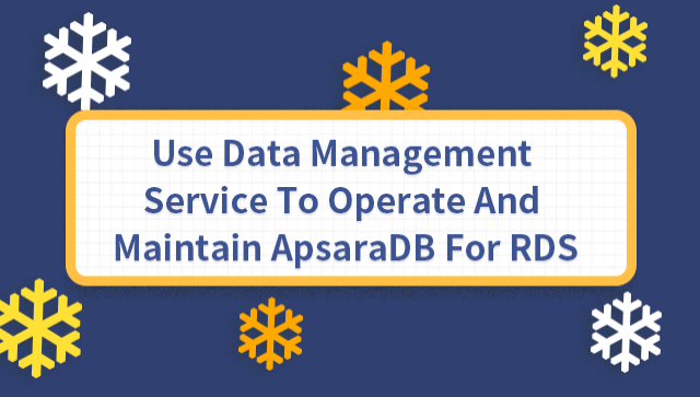 Use Data Management Service to Operate RDS